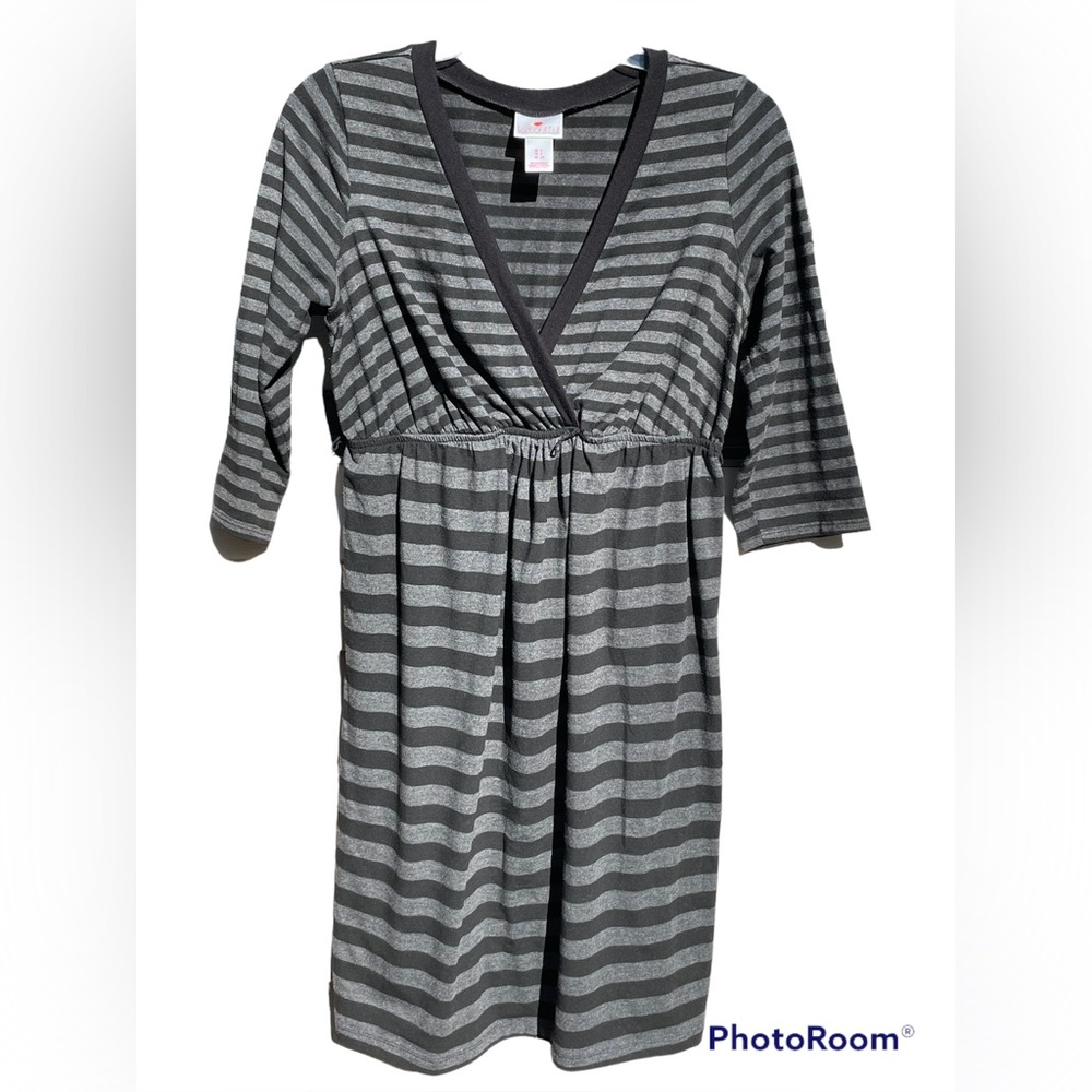 Two Hearts Maternity by Destination Size S Dress no belt Knit 3/4 Sleeve.